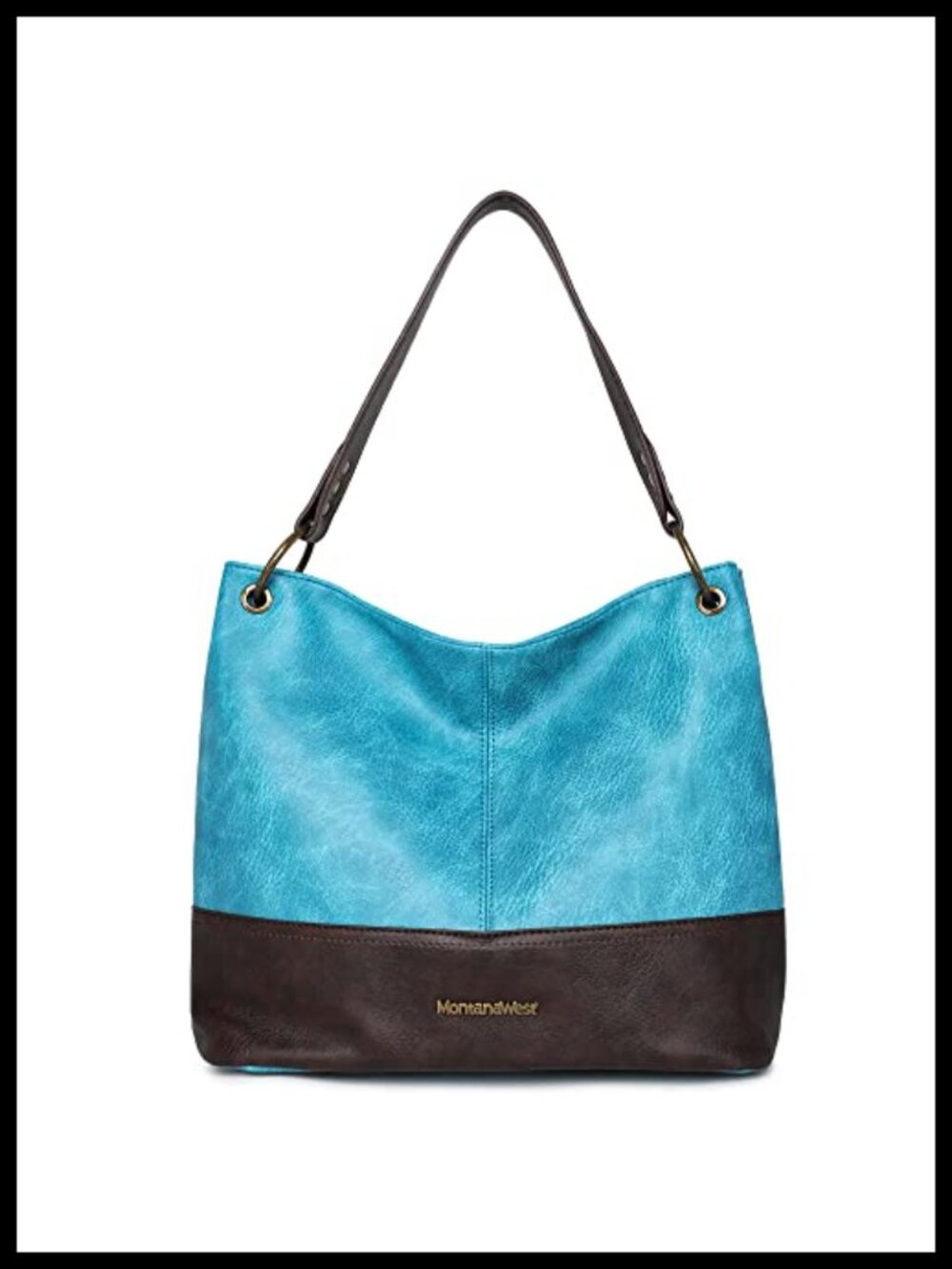 Montana West Hobo Bag Slouchy Shoulder Bag Tote Vegan Leather Handbag